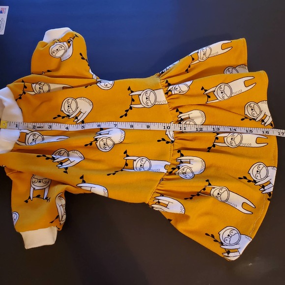 Orange  Dog Dress. NEW. - Picture 3 of 4